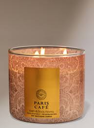 Paris Cafe - Vela 3 Pavios - Bath and Body Works