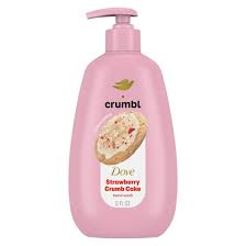 Dove Crumbl Strawberry Crumb Cake Hand Wash 12Fl Oz