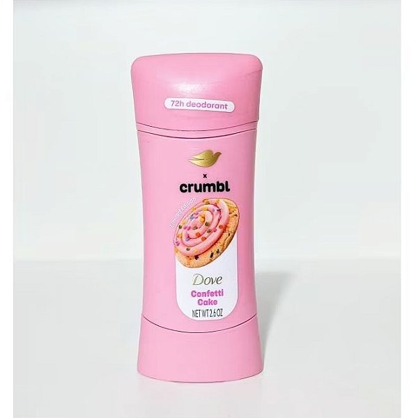 Dove Crumbl Deodorant Stick Crumbl Confetti Cake Aluminum Free, 2.6 oz
