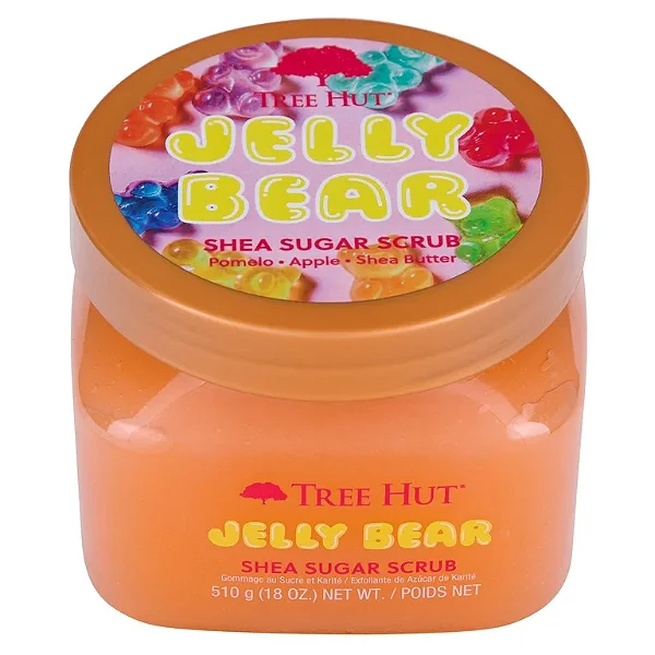 Tree Hut Jelly Bear Exfoliating Shea Sugar Body Scrub, 18 oz