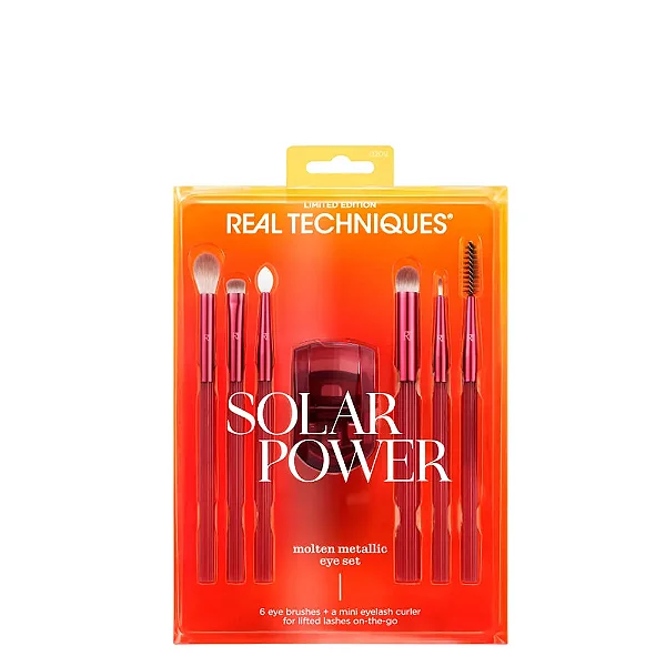 Kit Pinceis Real Techniques Solar Power Molten Metallic
