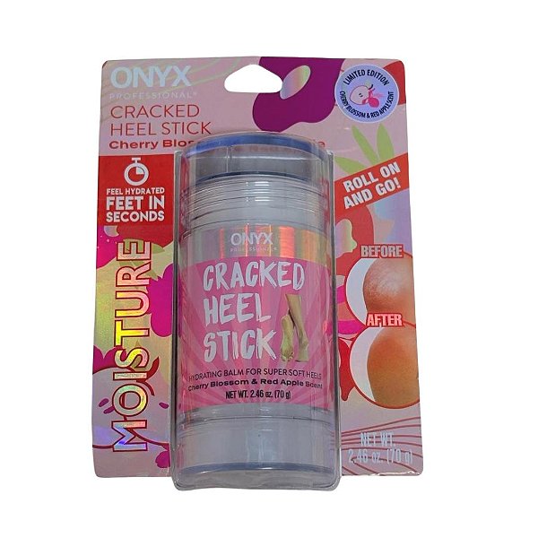 Bálsamo de tratamento Onyx Professional Cracked Heel Stick para pés secos e ásperos
