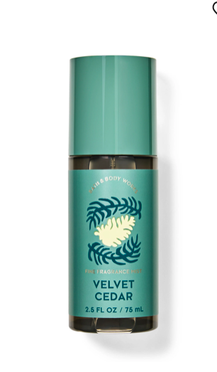 Velvet Cedar Travel Size Fine Fragrance Mist - Bath and Body Works