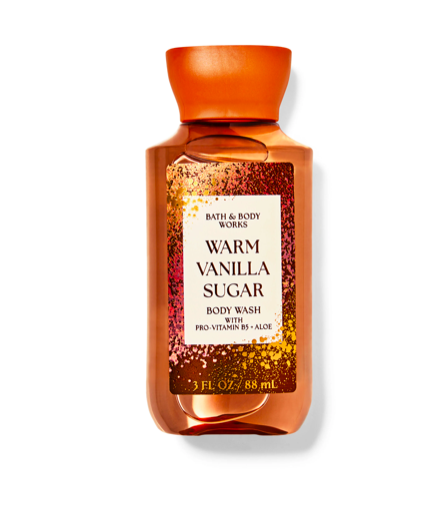 Warm Vanilla Sugar Travel Size Body Wash - Bath and Body Works
