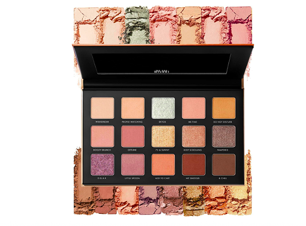 Milani Paleta de sombras hiperpigmentadas Gilded Nude - 15 cores de sombra de maquiagem