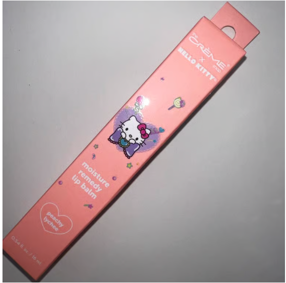 Bálsamo labial hidratante Hello Kitty x the CREME shop - Peachy Lychee