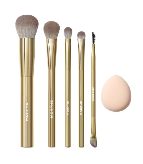 Conjunto de pincéis e ferramentas Morphe Compose Yourself com 6 peças