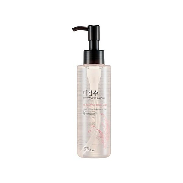 The Face Shop Água De Arroz Brilhante, Óleo De Limpeza Leve, 150 Ml