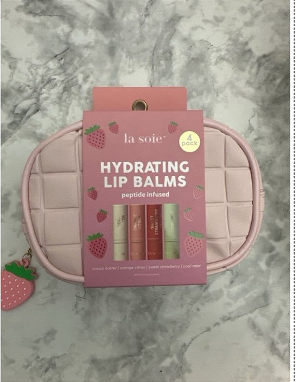 Kit Lip Balms La Soie  Pack com 4un