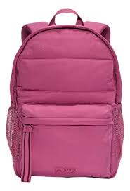 Mochila Pink by Victorias Secret cor Marsala