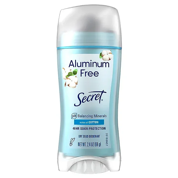 Desodorante Secret sem aluminio Cotton