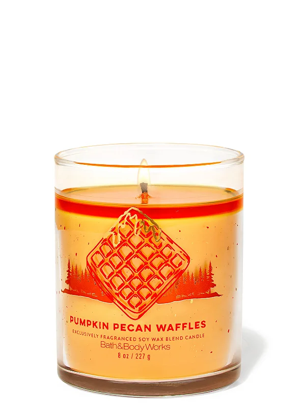 Vela 1 Pavio Pumpkin Pecan Waffles - Bath and Body Works