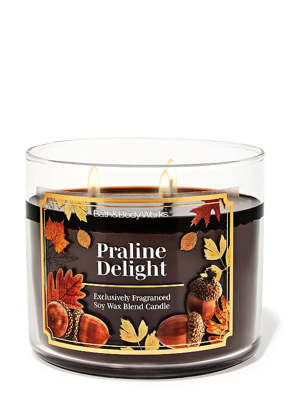 Vela 3 Pavios Praline Delight - Bath and Body Works