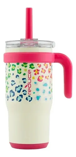 Caneca Termo Vaso Acero Inoxidável Reduce Coldee Animal Print - 532ml