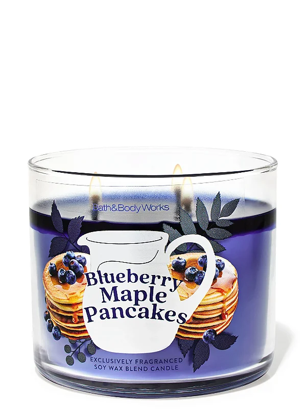 Vela 3 Pavios Blueberry Maple Pancakes - Bath and Body Works
