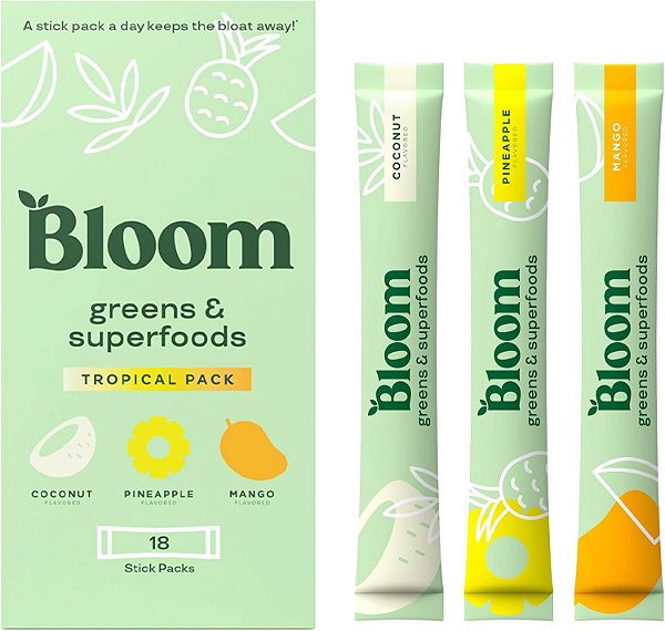 Bloom - Enzimas Digestivas com Probióticos e Prebióticos, Saúde Intestinal, Alívio do Inchaço para Mulheres