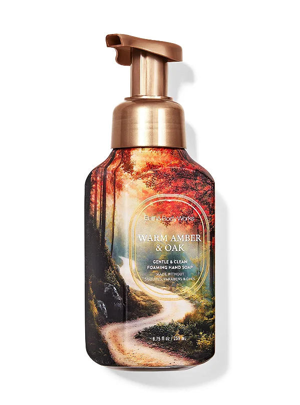 Espuma para mãos Warm Amber & Oak - Bath and Body Works