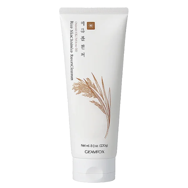 GLAMFOX Espuma de Limpeza com Niacinamida de Arroz