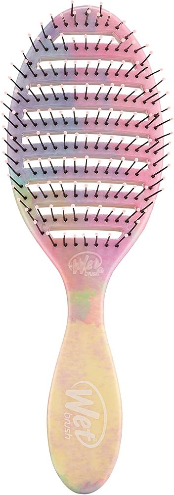 Escova de cabelo Wet Brush Speed Dry Stripes, oval Tie dye