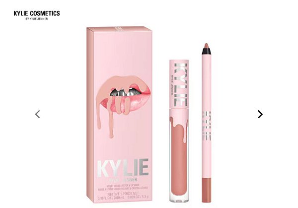 kit batom velvet e lápis kylie cosmetics lip kit - Kylie Jenner