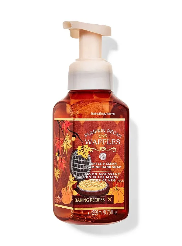 Espuma para mãos Pumpkin Pecan Waffles - Bath and Body Works