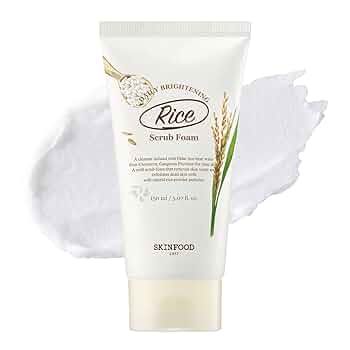 Espuma Esfoliante Iluminadora Rice Daily - SKINFOOD 150 ML