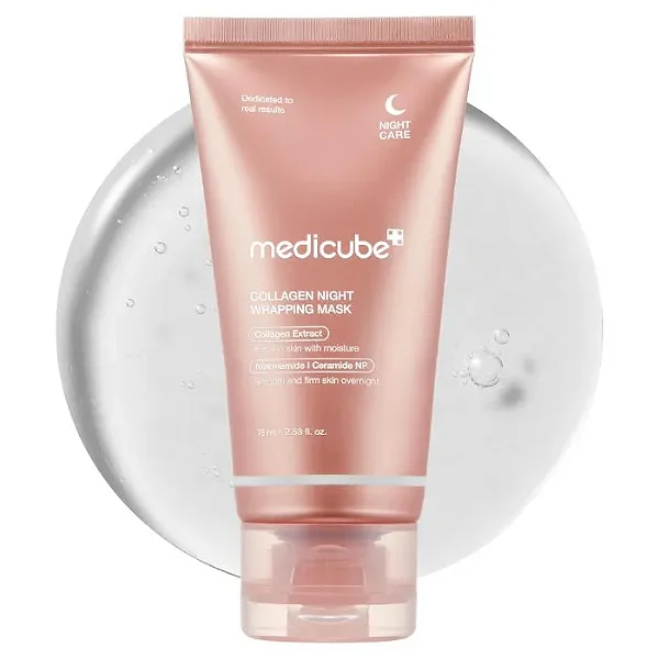 MÁSCARA DE ENVOLVIMENTO NOTURNO COM COLÁGENO 75ML MEDICUBE