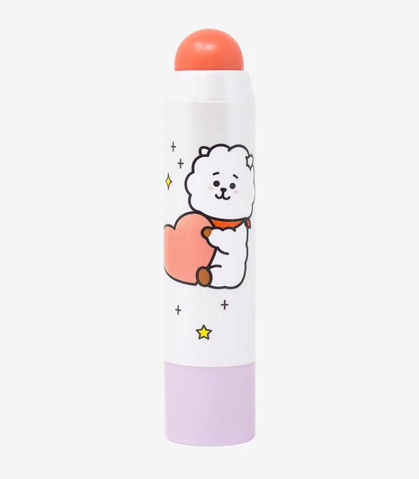 The Crème X BT21  Bastão para Lábios e Bochechas | Cor Peach Fluff (RJ)