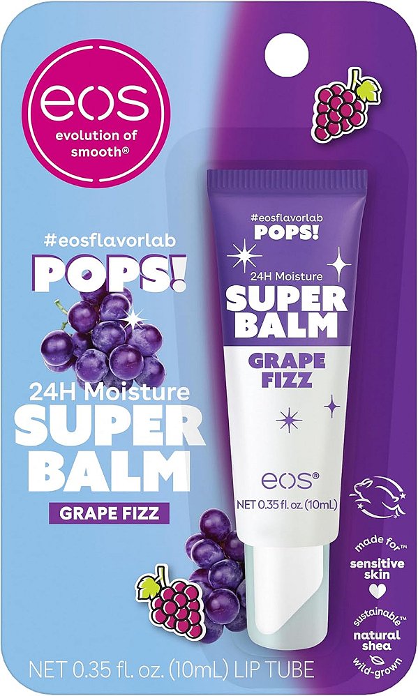 EOS Edição Limitada Super Balm- Fizz de Uva, 10 ml