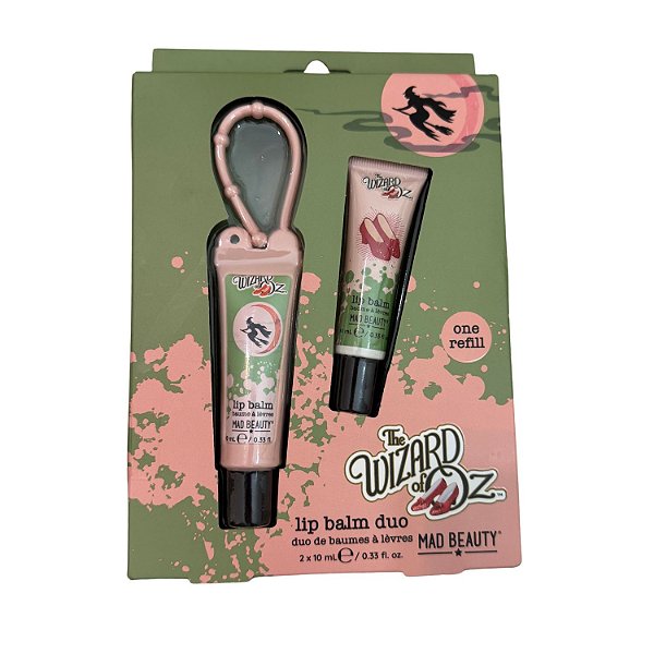 Lip Balm O Mágico de Oz Com 2 + Case - Mad Beauty