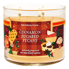 Vela 3 Pavios Cinnamon Sugared Pecans - Bath and Body Works