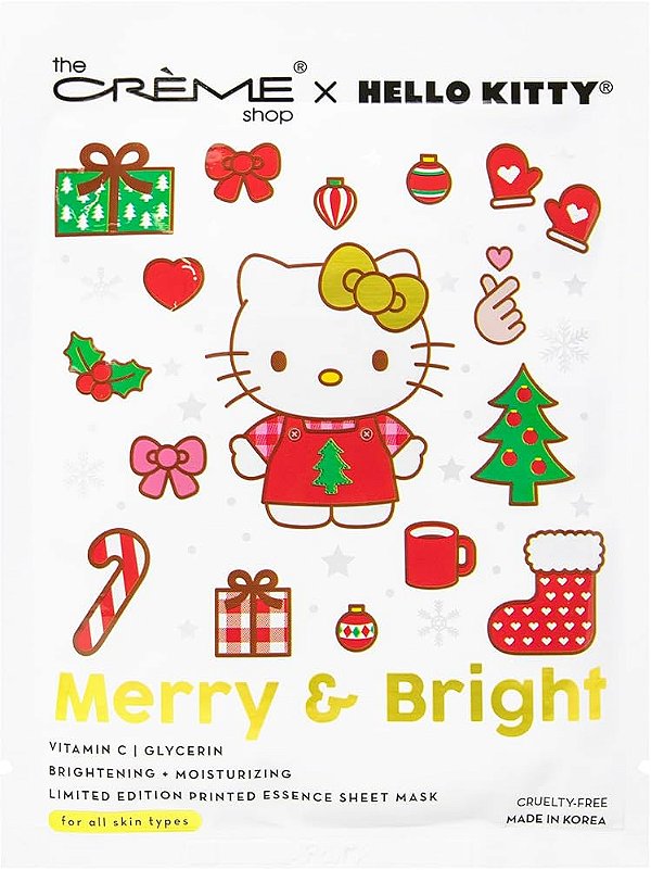 Máscara Facial The Crème Shop X Hello Kitty Merry + Bright (Unidade)