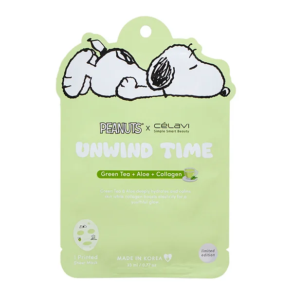 Máscara Facial Calmante Snoopy Célavi (Unidade)