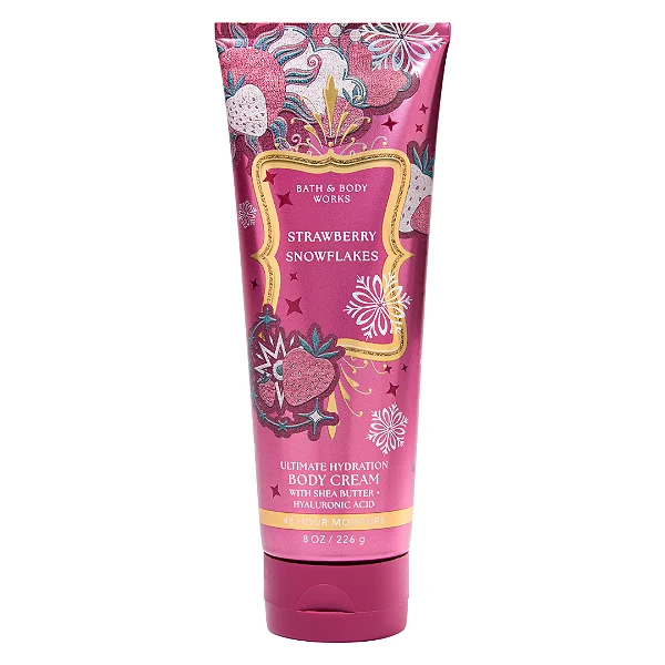Strawberry Snowflakes Ultimate Hydration Body Cream 226G - Bath and Body Works