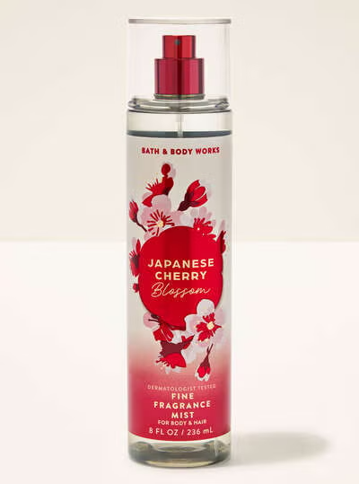 Japanese Cherry Blossom Fine Fragrance Mist 236ML - Bath and Body Works