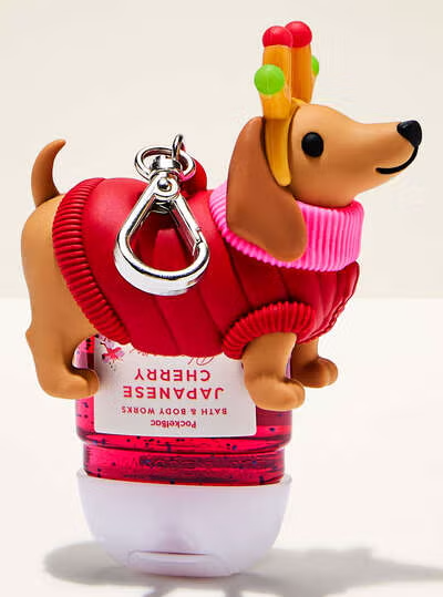 Porta Alcool Gel Festive Dog Light-Up - Bath and Body Works