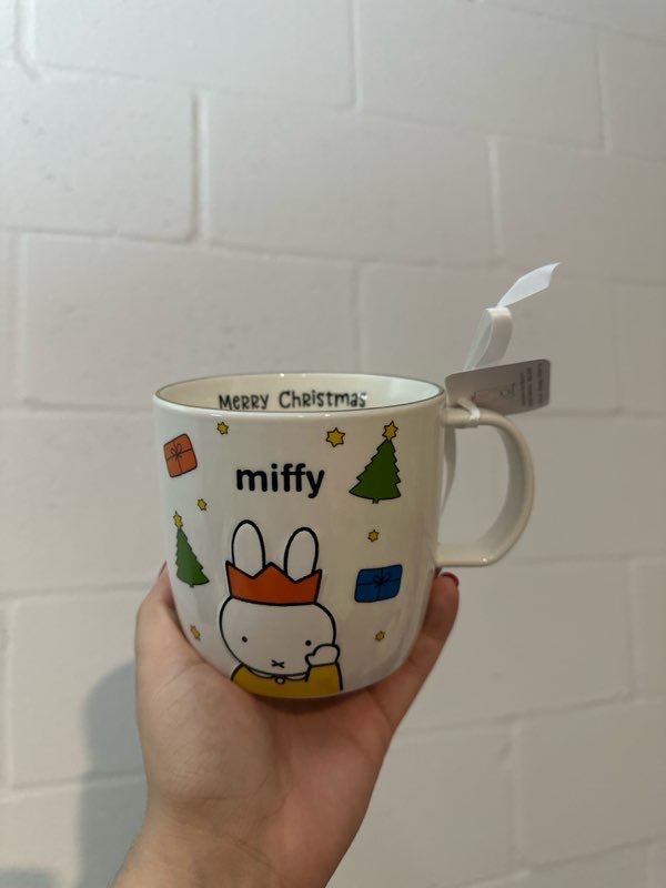 Caneca de Cerâmica Miffy Feliz Natal