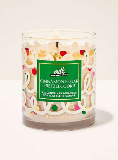 Vela de 1 Pavio Cinnamon Sugar Pretzel Cookie - Bath and Body Works