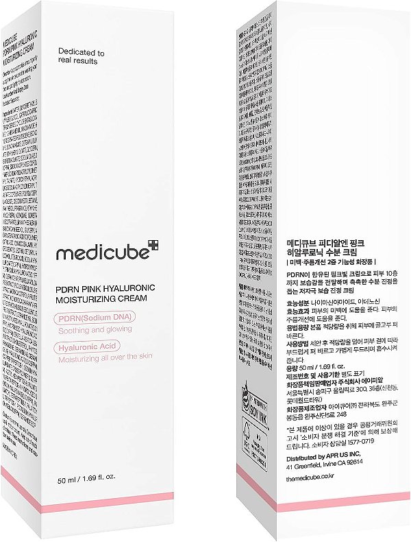 Medicube PDRN PINK HYALURONIC MOISTURIZING CREAM