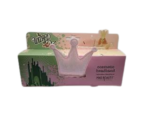 O Mágico de Oz Glinda x Mad Beauty Cosmetic Skincare Spa Faixa de Cabelo- Coroa Rosa