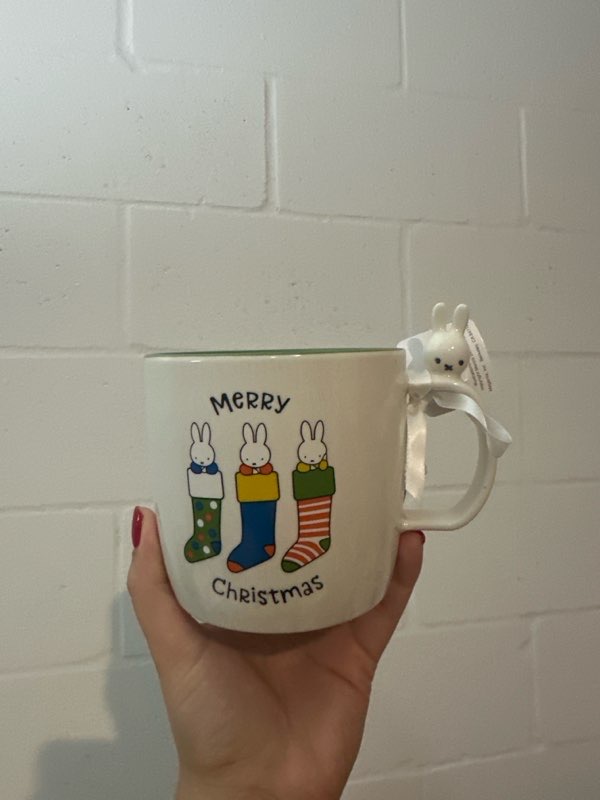 Caneca de Cerâmica Miffy Merry Christmas