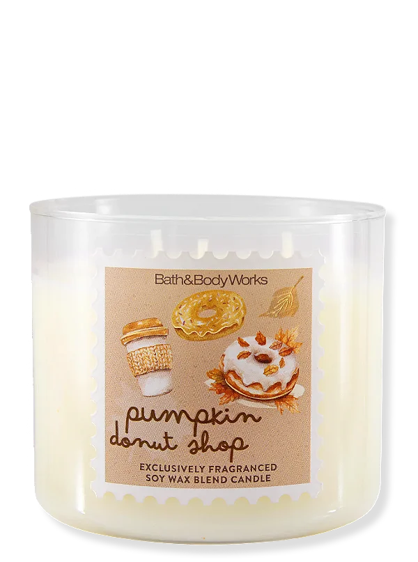 Vela 3 Pavios Pumpkin Donut Shop Bath and Body Works