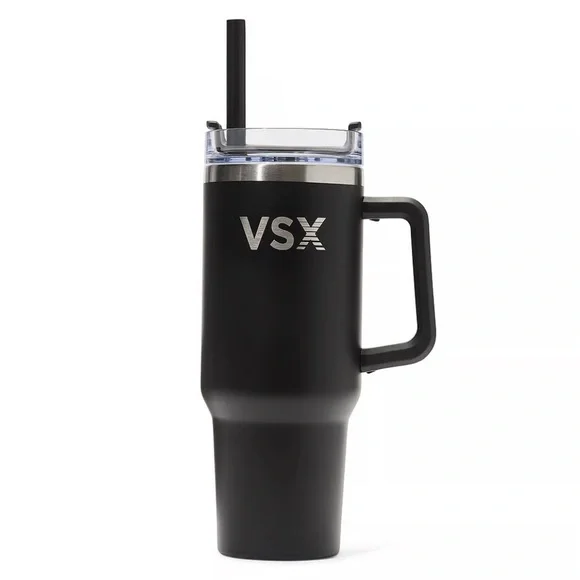 Garrafa de água metálica VSX Preta 1200ml - Victória's Secret