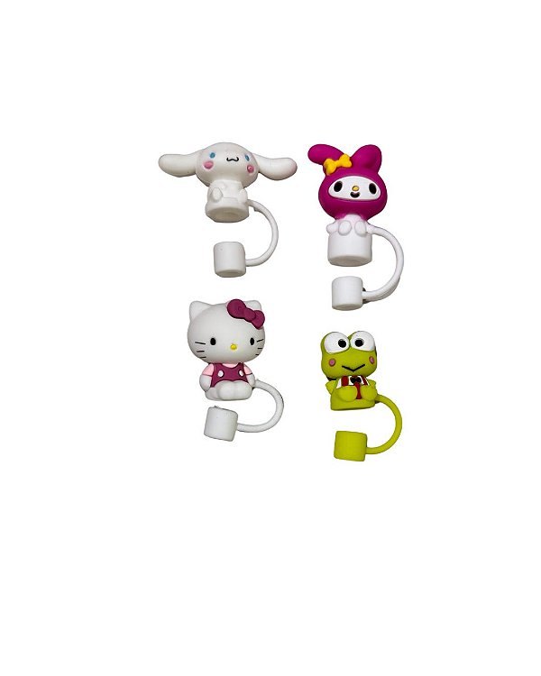 Protetor de Canudo Hello Kitty e Amigos - UNIDADE