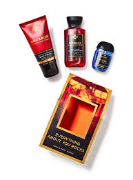 Kit Presente Masculino Bourbon Travel size - Bath and Body Works