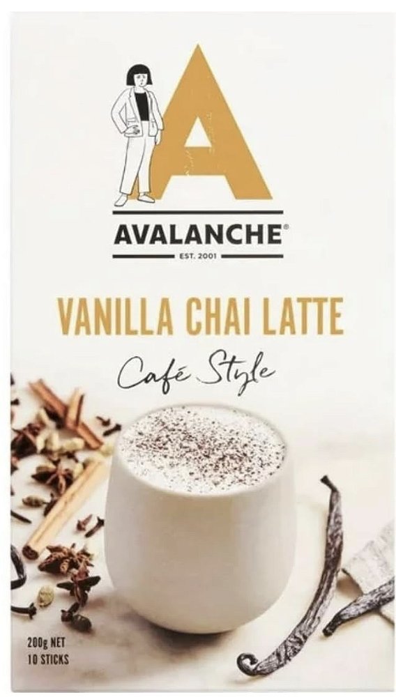 Avalanche Latte Chai de vainilla Com 10 enevelopes