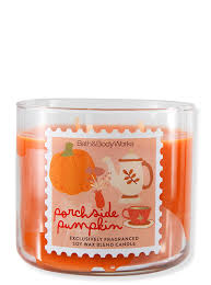 Vela 3 Pavios Porchside Pumpkin Bath and Body Works