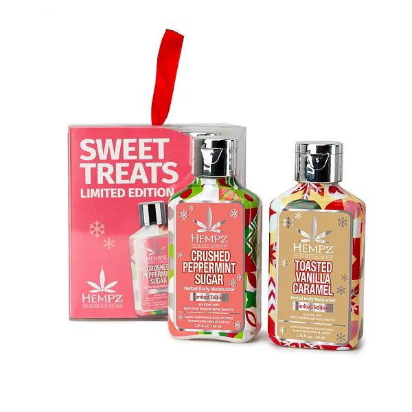 Conjunto de Mini Hidratantes Holiday Sweet Duo Hempz - 66ml cada