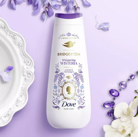 Dove Beauty Bridgerton Body Wash - Whispering Wisteria 590ML