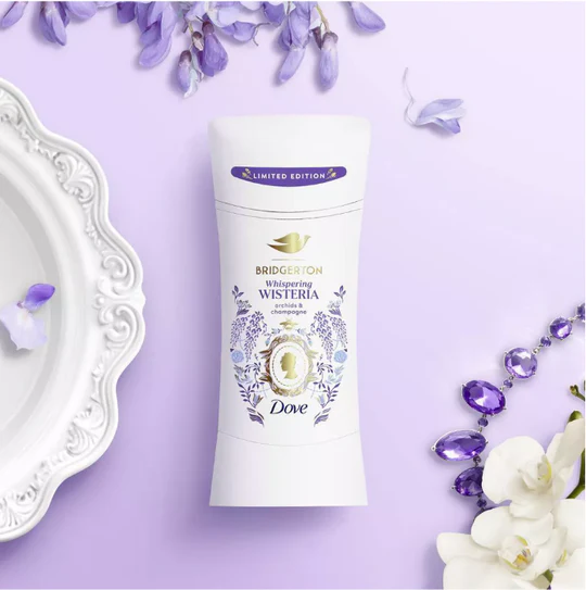 Desodorante Antitranspirante em Bastão Dove Beauty Bridgerton - Whispering Wisteria